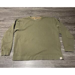 Carhartt‎ Mens Green Long Sleeve Crewneck Top Size 2XL Workwear